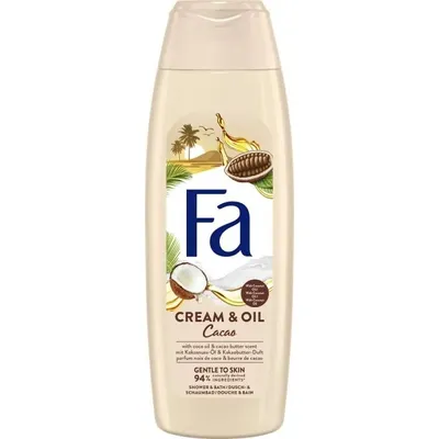 Fa Cream & Oil, Cacao Butter & Coco Oil, Shower Cream (Kremowy żel pod prysznic)