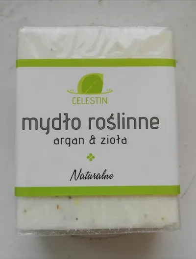 Celestin Mydło roślinne naturalne `Argan & zioła`