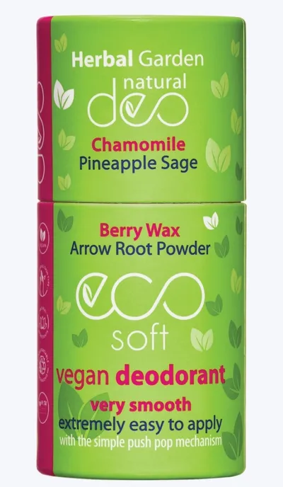 Eco Soft Natural Deo Herbal Garden Chamomile, Pineapple Sage (Ekologiczny dezodorant)