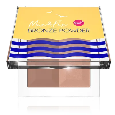 Bell Sun Sea & Ice Cream, Mix & Fix Bronze Powder (Wielokolorowy bronzer do twarzy i ciała)