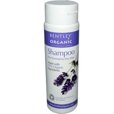 Bentley Organic Natural Shampoo with Lavender, Aloe Vera & Jojoba (Szampon do włosów normalnych i suchych z lawendą, aloesem i jojobą)