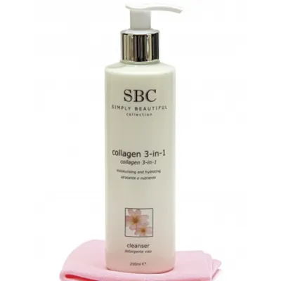Simply Beautiful Collection Collagen 3-in-1 Cleanser (3w1 mleczko oczyszczające i do demakijażu z kolagenem, masłem Shea i kakaowym)