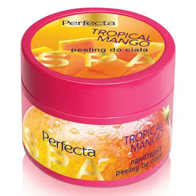 Perfecta SPA, Tropical Mango, Cukrowy peeling do ciała nawilżający