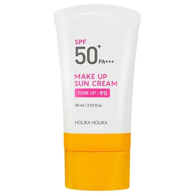 Holika Holika Make Up Sun Cream Tone Up UV SPF 50 PA +++ (Tonujący krem przeciwsłoneczny pod makijaż z wysokim filtrem UV SPF 50)
