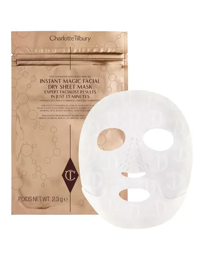 Charlotte Tilbury Revolutionary, Instant Magic Facial Dry Sheet Mask (Upiększajaca maska do twarzy w płachcie)