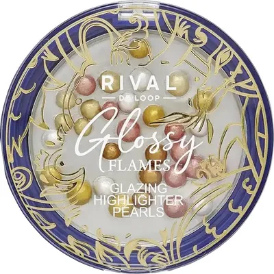 Rival de Loop Glossy Flames, Glazing Highlighter Pearls (Rozświetlacz)