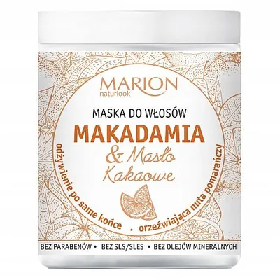 Marion Naturlook, Odżywcza maska do włosów `Makadamia & masło kakaowe`