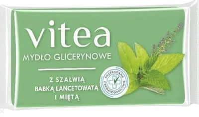 Vitea Mydło glicerynowe z szałwią, babką lancetowatą i miętą