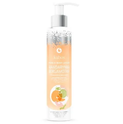 Kabos Cosmetics Hand & Body Lotion Mandarin & Bergamot (Orzeźwiający balsam do dłoni i ciała `Mandarynka z bergamotką`)