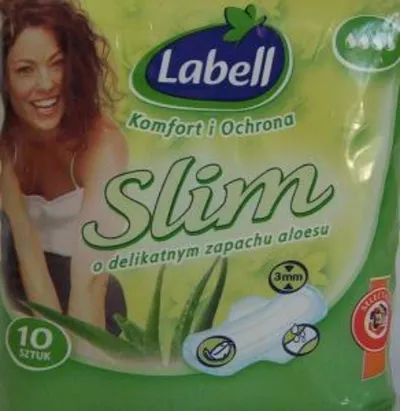 Labell Slim, Podpaski higieniczne ze skrzydełkami o delikatnym zapachu aloesu