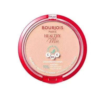 Bourjois Healthy Mix, Clean Naturally Radiant Powder (Puder matujący (nowa wersja))