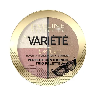 Eveline Cosmetics Variete, Perfect Contouring Trio Palette (Paleta do konturowania twarzy)