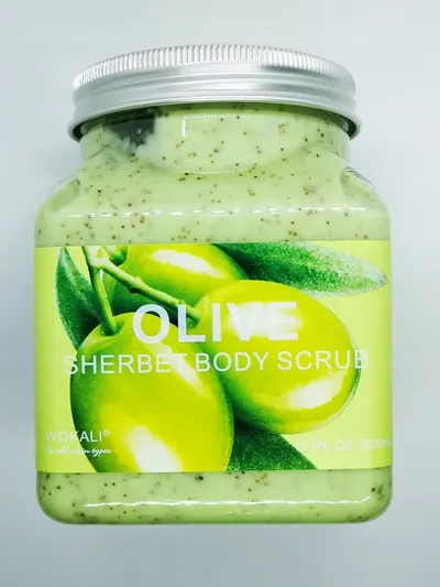 Wokali Olive Sherbet Body Scxrub (Oliwkowy peeling do ciała)