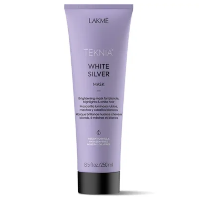 Lakme Teknia White Silver Mask (Maska do włosów siwych i blond)