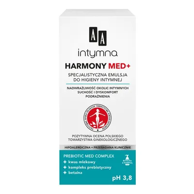 AA Intymna, Harmony Med +, Specjalistyczna emulsja do higieny intymnej