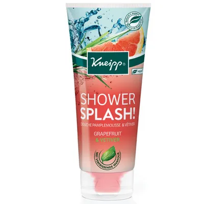 Kneipp Shower Splash!, Grapefruit-Vetiver Duschgel (Żel pod prysznic `Grejpfrut i wetiweria`)