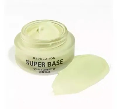 Revolution Beauty (Makeup Revolution) Super Base, Colour Correcting Green Primer with Cica & Chlorophyll (Korygująca baza pod makijaż zielona)