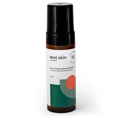 Mel Skin Cosmetics Oczyszczająca pianka do twarzy z kwiatem gorzkiej pomarańczy