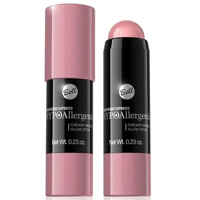 Bell HYPOAllergenic, Creamy Rouge Glow Stick (Hypoalergiczny róż w sztyfcie)