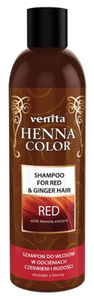 Venita Henna Color, Shampoo for Red & Ginger Hair (Szampon do włosów w odcieniach rudych i czerwonych (nowa wersja))