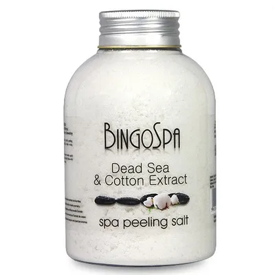 BingoSpa Peeling solny z solą z Morza Martwego i bawełną