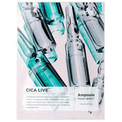 Heimish Cica Live Ampoule Mask (Nawilżająco-łagodząca maska w płachcie)