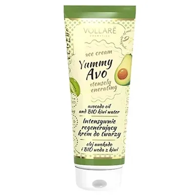Vollare Cosmetics VEGEbar, Yummy Avo, Intensywnie regenerujący krem do twarzy