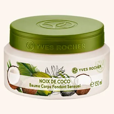 Yves Rocher Les Plaisirs Nature, Baume Corps Fondant Sensuel Noix de Coco (Zmysłowy balsam do ciała `Kokos`)