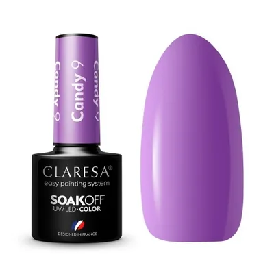 Claresa Candy Soak-off UV/LED Color (Lakier hybrydowy do paznokci)