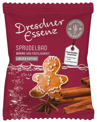 Dresdner Essenz Wellness, Sprudelbad `Warme und Festlichkeit` (Musująca sól do kąpieli `Ciepło/Święta`)
