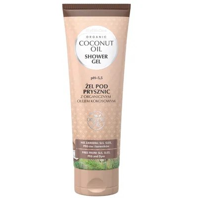 GlySkinCare Organic Coconut Oil Shower Gel (Żel pod prysznic z olejem kokosowym)