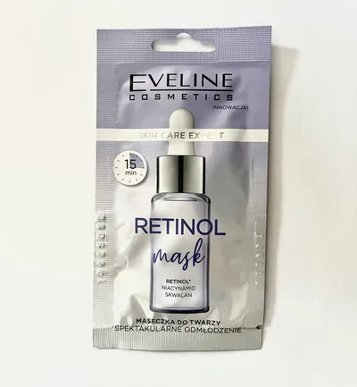 Eveline Cosmetics Skin Care Expert, Maseczka do twarzy `Spektakularne odmłodzenie - retinol`