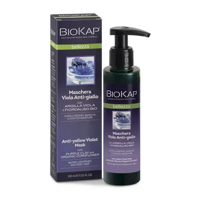 Bios Line Biokap, Anti-Yellow Violet Mask (Fioletowa maska neutralizująca żółte tony)