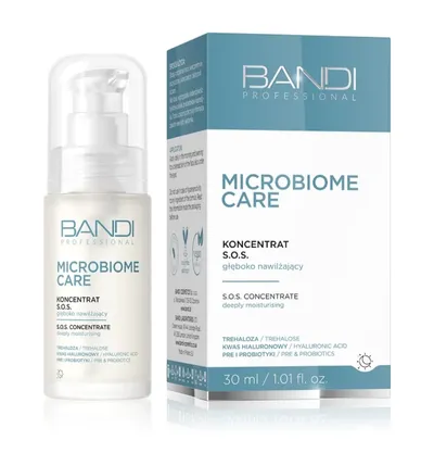 Bandi Microbiome Care, Deeply Moisturizing S.O.S Concentrate (Głęboko nawilżający koncentrat S.O.S)
