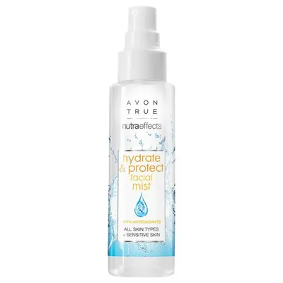 Avon True, Nutra Effects, Hydrate & Protect Facial Mist (Nawilżająca mgiełka do twarzy z antyoksydantami)