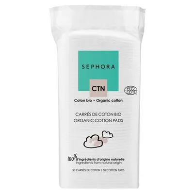 Sephora Colleciton, CTN Carres de Coton Bio [Organic Cotton Pads] (Organiczne płatki z bawełny)