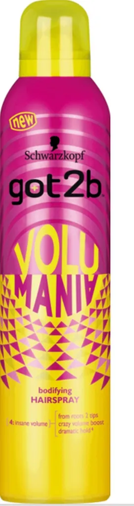 Schwarzkopf Got2b Volumania, Volumizing Hairspray (Lakier do włosów)