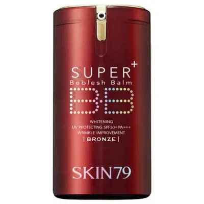 SKIN79 Super+, BeBlesh Balm Whitening UV Protection Wrinkle Improvement Bronze SPF 50 + PA +++ (Krem BB dla osób o karnacji średniej do ciemnej)