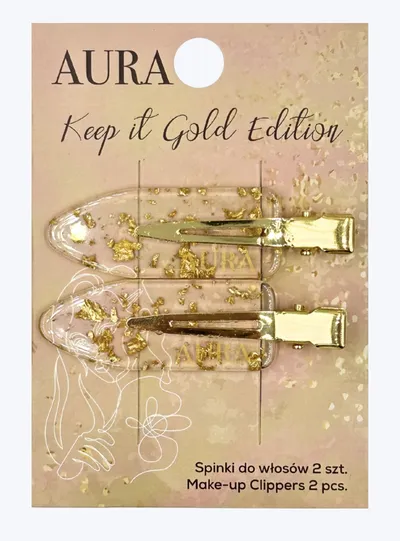 Aura Keep It Gold Edition, Spinki do włosów