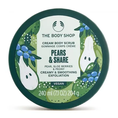 The Body Shop Pears & Share Cream Body Scrub (Wegański peeling do ciała)