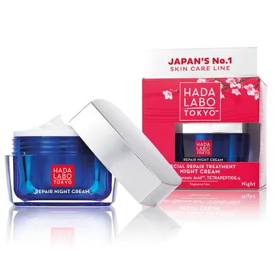 Hada Labo Tokyo Special Repair Treatment, Night Cream (Głęboko odbudowujący krem-zabieg na noc)