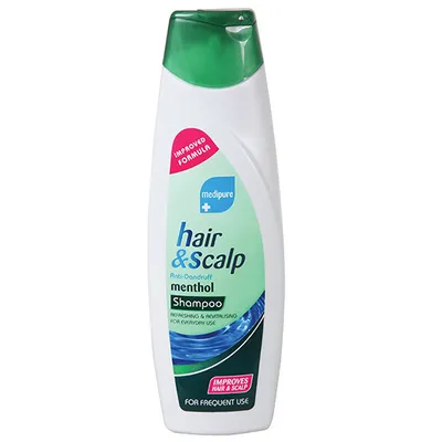 XHC Medipure, Hair & Scalp Menthol Anti Dandruff Shampoo (Szampon przeciwłupieżowy z mentolem)