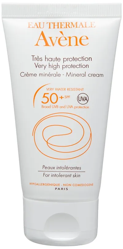 Eau Thermale Avène Sun Care Very High Protection Mineral Cream SPF 50+ (Krem do opalania 50+)