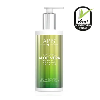 Apis Professional, Aloe Vera 99% Gel (Żel aloesowy do twarzy i ciała)