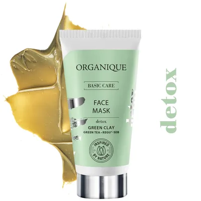 Organique Basic Care, Face Mask Green Clay (Detoksykująca maska do twarzy)