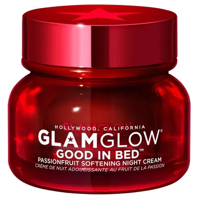 GlamGlow Good in Bed, Passionfruit Softening Night Cream (Wygładzający krem do skóry z marakują na noc)