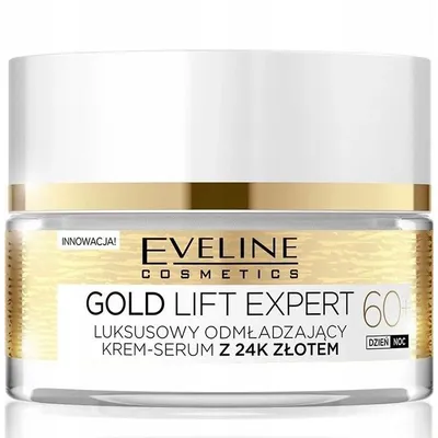 Eveline Cosmetics Gold Lift Expert, Krem-serum 70+ multi-naprawczy