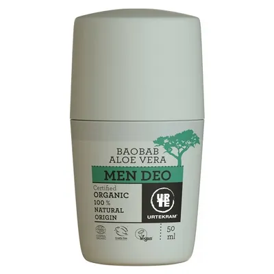 Urtekram Baobab Aloe Vera, Men Deo (BIO Dezodorant w kulce dla mężczyzn)