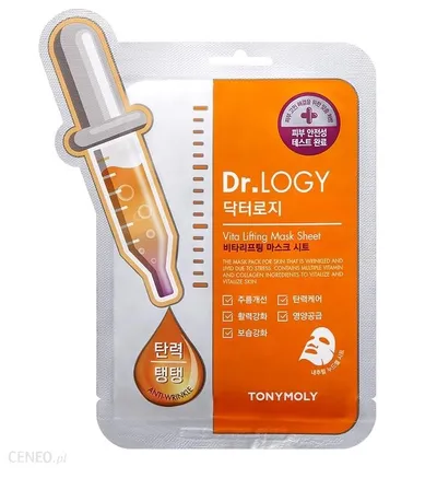Tony Moly Dr.Logy, Vita Lifting Mask Sheet (Liftingująca maska w płacie)