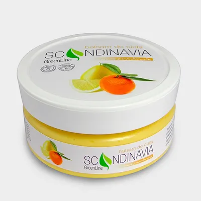 Scandinavia Green Line, Balsam do ciała `Pomelo z mandarynką`